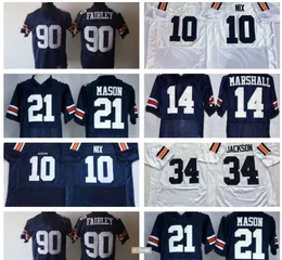 Maglia da calcio 14 Nick Marshall 21 Tre Mason 34 Bo Jackson 43 Philip Lutzenkirchen 90 Nick Fairley Ed 10 Bo Nix 34 Bo Jackson 8 Jarrett Stidham