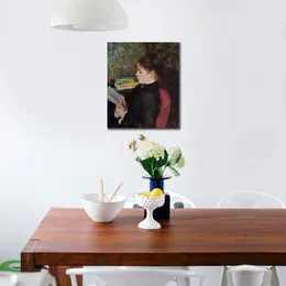 Peintures célèbres de Pierre Auguste Renoir le lecteur paysage impressionniste peint à la main oeuvre à l'huile décor à la maison