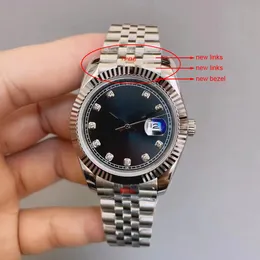 U1 ST9 Mens Watch Designer 41MM Nova Moldura Novos Links Cristal de Safira 904L Relógios de Aço Inoxidável À Prova D 'Água para Homens Relógios de Pulso