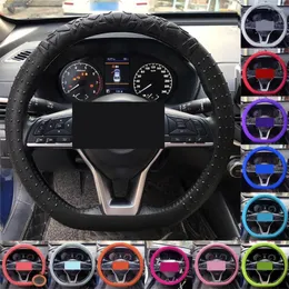 Steering Wheel Covers Automotive Geometric Pattern Cover DIY Braid Cool Car Protector