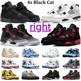 Jumpman 4 4S Mens Outdoor Shoes Military Black Cat Canvas Red Thunder University Blue Thunder Cactus Jack Men Women Trainers Switch Sneakers
