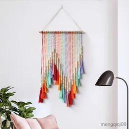 Tapestries Hand-woven Colour Tapestry Wall Hanging Art Aesthetic Room Decor Home Baby Kids Bedroom Living Room Decoration Gift R230710