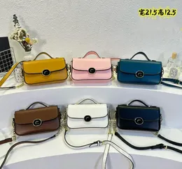 Bolso femenino simple bolso de estrella de calidad de cuero original con un hombro bandolera bolso femenino pequeños bolsos cuadrados