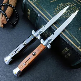 New 9 Inch Italian Style Mafia Automatic Folding Knife BM 3300 9070 3400 4600 9400 Hunting Tool Self Defense Pocket Survival Godfather 920 Auto Knives