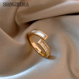 2022 New Classic Adjustable Rings Korean Fashion Jewelry For Womans Party Luxury Finger Accessory Gift