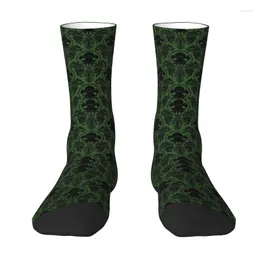 Men's Socks Kawaii Cthulhu Great Old Ones Damask Women Men Warm 3D Print Lovecraft Mythos Monster Basketball Sports