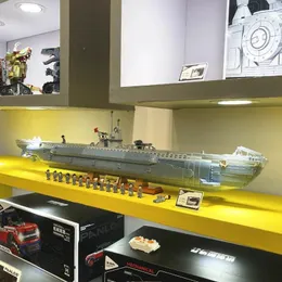 Soldado EM ESTOQUE 6172 pçs Blocos de Construção de Submarino Alemão Tipo VIIC MOC Criatividade Ww2 Arma Militar Tijolos Conjunto de Construção para Meninos 230710