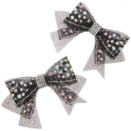 Dekoratif Çiçekler 2pcs Rhinestone Kristalleri Bow Ayakkabı Dekorasyon Diy Aksesuar Düğün Gelin Duş Doğum Günü