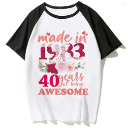 Women's T Shirts 40 Ans 40th Years Birthday