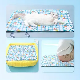 M/L Cooling Mat For Pet No Water Or Refrigeration Needed Non-Toxic Gel Cooling Pad, Bed Mats, Self Pet Dog Cool Pads Cats Indoor And Outdoor, Cooling Mat For Dogs, Random Style