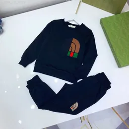 Clothing Sets Kids hoodie Set Boys And Girls sweater fashion classic Style 2-12 years new Winter villus Sports Suit Baby Infant long Sleeve Clothes L230710