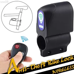 Lucchetti per bici GOBYGO Anti-Tht Bike Lock Blocco di sicurezza per ciclismo Wiress Rote Control Vibration Alarm 110dB Bicyc Anti-Tht Alarm Bicyc HKD230710