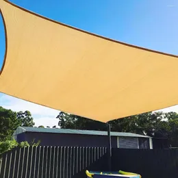 الخيام والملاجئ 6'5 "x10 'Sunshade Sail Rectangle Sand Sun Patio Shadio Shade Danopy استخدام لحديقة الفناء الخلفي حديقة في الهواء الطلق في الهواء الطلق