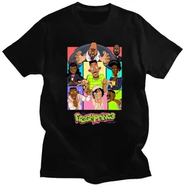 Trincheira nova chegada incrível o fresco príncipe de bel air tshirts algodão agradável homme roupas moda t dos homens marca casual t camisas