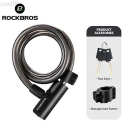 Велосипедные замки Rockbros Bike Lock Zinc Anti-Tht Cab Bicyc Lock Mtb Road Многофункциональный велосипедный мотоцик