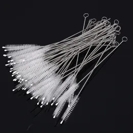 17.5cm Straw brush bottle Cleaners Stainless steel Cleaning Brush nylon brushs Drinking Pipe Cleaner For Water Pipes Bong