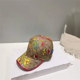 Tasarımcı Mektubu Nakış Beyzbol Kapağı Moda Erkek ve Kadın Seyahat Kavisli Sen Dil Kapağı Açık Boş Zaman Güneşlik Şapka Top Kapakları Boş Tutucu 2023