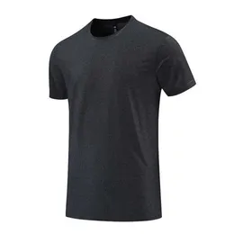 LuLus Männer Yoga Outfit Gym T-shirt Übung Fitness Tragen Basketball Schnell Trocknende Eis Seide Shirts Outdoor Tops Kurzarm Elastisch atmungsaktiv