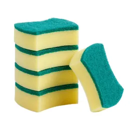 Esponja para lavar louça Esfregão Esponja Pano de prato Escova Panela Tigela Esponja de cintura Suprimentos de limpeza para cozinha Esponja de descontaminação Toalhete