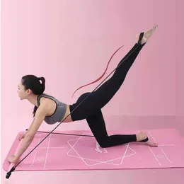 Faixas de resistência portátil Barra de yoga pilates com faixas de resistência vários métodos de treinamento para equipamento de treino em casa HKD230711