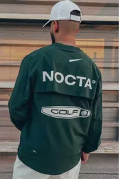 2023メンズパーカーUSバージョンNocta Golf Coブランドドロー通気性クイック乾燥レジャースポーツTシャツ長い首の夏の高度なデザイン033