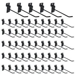 Ganchos para toallas de cocina 55pcs Tienda Exhibición al por menor Slatwall Hook Peg Percha universal Durable Garage Shop Metal Pegboard Holder Multiusos colgante 230710