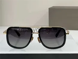 Óculos de sol da moda óculos de sol ONE 2030 masculino design de metal vintage estilo simples armação quadrada proteção ao ar livre UV 400 lente óculos com estojo x0710