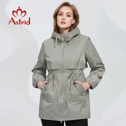 Blazers Astrid New Women’s Trench Coat Women Women Study Winderged Windbreaker عرضة مربعات خارجية من الإناث الربيع 2022 AS10157