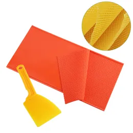 Other Pet Supplies Beeswax Press Sheet Mold Soft PVC Honeycomb Base Foundation Mould Beehive Shovel Beekeeping Beeware Candle Making Tool 230707
