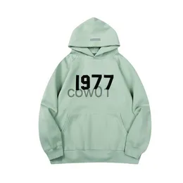 Mens Hoodies Sweatshirts 1977 Designer Essen Hoodies Hoody Men essentail Pullover Sweatshirts Oversized Clothing Tops Quality Mens Womens Hooded Jump J230710