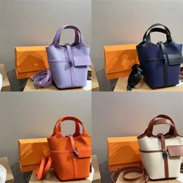 Lüks Tasarımcı Çanta Herrs Bag Sebze Sepet Çanta Kova Çantaları Çanta Omuz Crossbody Çanta Tote Kadın Moda Doku Kilitli Çok Fonksiyonlu Alışveriş Çantaları