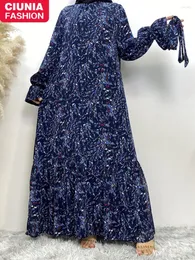 Ropa étnica Ramadán Dubai Abayas para mujeres vestido Hijab Turquía Kaftan Islam manga larga verano modesto túnica caftán marroquí Kimono