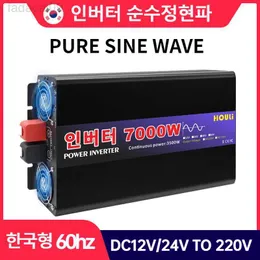 Car Jump Starter Power Inverter HOULI 3000W 5000W 7000W inverter onda sinusoidale pura coreano 60hz per coreano HKD230710