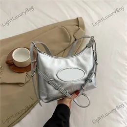 2023 New Style Designer Luxury Silver Bag Moda Borsa a tracolla Portafogli a spalla da donna Borse in pelle Tote Cool Girls Borse da donna classiche 230710