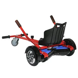 مقعد مرفق Hovercart لـ Hoverboard Kart يناسب 6 5 ، 8 ، 10 تحوّل Hoverboard إلى مجموعة Go-Kart ، لمراهقين إطار البالغين- أحمر