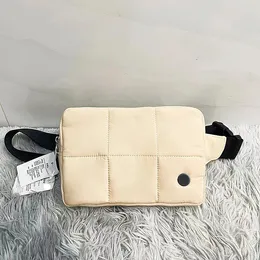 Ll Quilted Grid Belt Bag Wasitbag Sports Waist Multi-function lululemenly bag Fanny Pack