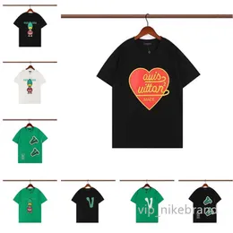 メンズデザイナー Tシャツ新夏のレター Printted トップ男性女性シャツカップルトップ Tシャツイン着用 S-5XL