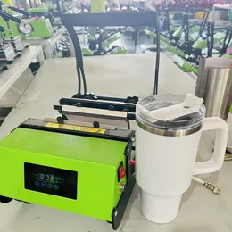 핸들 열 프레스 머신 DIY가있는 40oz 텀블러 용 승화 열전달 기계