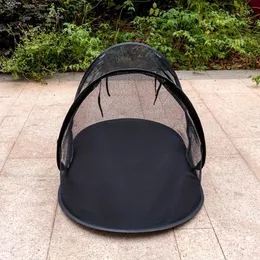 Barraca portátil para gatos, barraca de acampamento para animais de estimação Gaiola para gatos e pequenos animais, malha respirável, suporte automático para animais de estimação