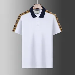 Men's Fashion Polo Shirt Luxur brand Italian Men's GU T-Shirts Short Sleeve Fashion Casual Men's Summer T-shirt Various Colors Available Size M-3XL