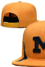 American Snapbacks Michigan Mens ve Kadın Kamyon Şirketi KAPAYA NCAA Özel Vintage Örgü Şapkalar Wolverines Tide Birincil Takım Fil Şapkaları Chapau Cap Casquette