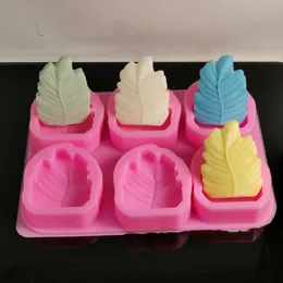 Baking Moulds Shell Leaves Fan-shaped Diy Silicone Mold Cake Decoration Fudge Pudding Chocolate