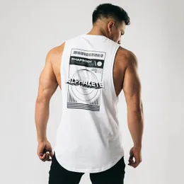 Herren-Tanktops, Herren-Trainings-Tanktops, Muskel-Cut-Off-Shirts, ärmellose Bodybuilding-Gymnastik-T-Shirts, Unterhemd, 230710