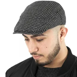 Fashion Herringbone Newsboy Baker Boy Tweed Flat Herren Luxus Hut Donna Beret Da Designer Femme Cappello Gatsby E6z7