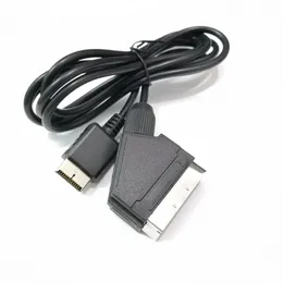 Kabel SCART RGB TV przewód AV wymiana kabla połączeniowego do Sony Playstation PS1 PS2 PS3 do konsol PALNTSC