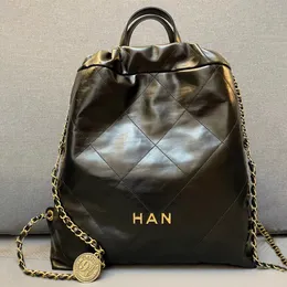 Дизайнер роскоши 22 кухни рюкзак сцепление с кладкой подлинная кожаная школьная сумка женская упаков