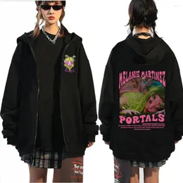 Men's Hoodies 2023 Melanie Martinez Zipper Hoodie Harajuku Casual Loose Pullovers Fans Gift Streetwear Man Woman