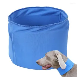 Colliers pour chiens Chiens Refroidissement Cou Wrap Pet Collier Instantané Été Insolation Prévention Écharpe Bandana Pour Tous
