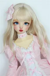 Dolls BJD suitable for 13 14 16 size doll High temperature silk long curly hair accessories 230710