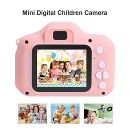 Cute Cartoon Kids Instant Camera Children Fun Christmas Gift Digital Camera Built-In Games 2.0 Inch X2 Kids Photo Camera